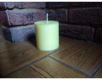 Dekorační svíce - žlutá - 1